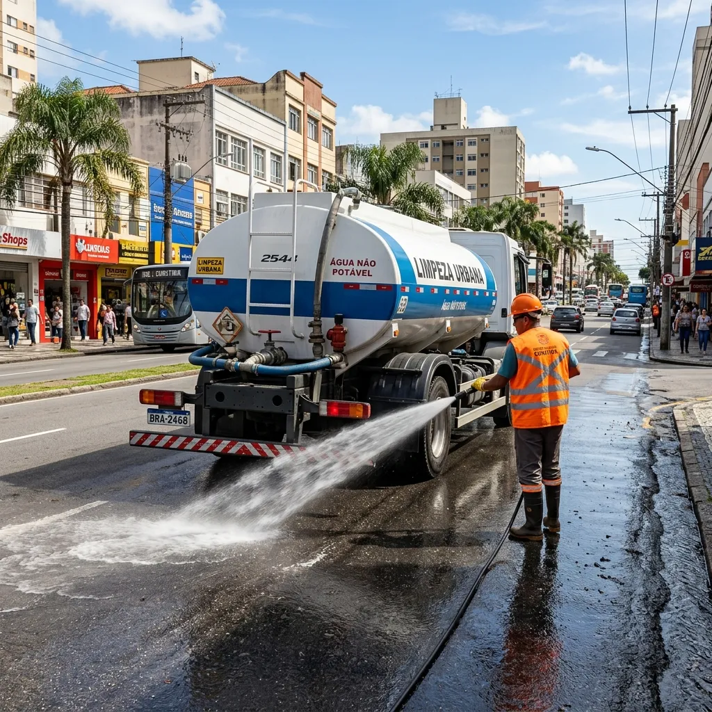 Limpeza e Lavagem De Ruas - Comercial Desentupidora